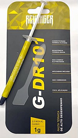 Pasta Térmica Alto Desempenho seringa G-DR101