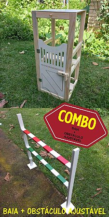 COMBO 1 - Baia Single + Obstáculo Ajustável