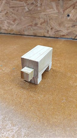 Kit WOODMYCRAFT - modelo PORQUINHO