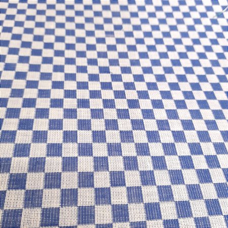 Tecido Xadrez 100% Algodão para Bordar Azul 1,40mt de Largura