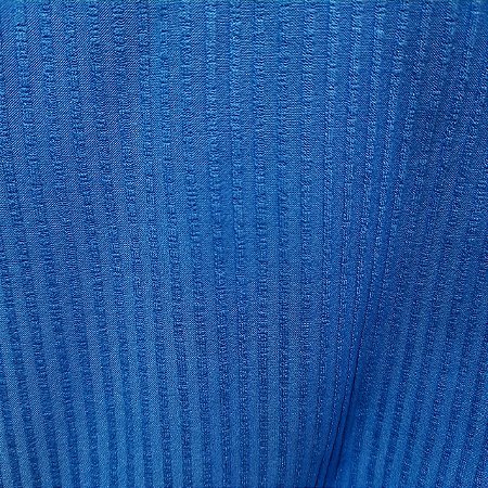 Malha Canelada de Viscose Azul Celeste 1,30mt de Largura
