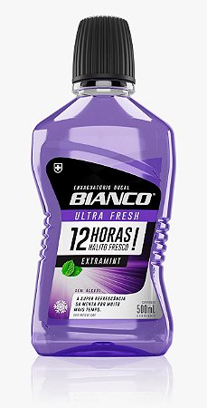 Enxaguatório Bucal Bianco Ultrafresh Extramint 500 ml