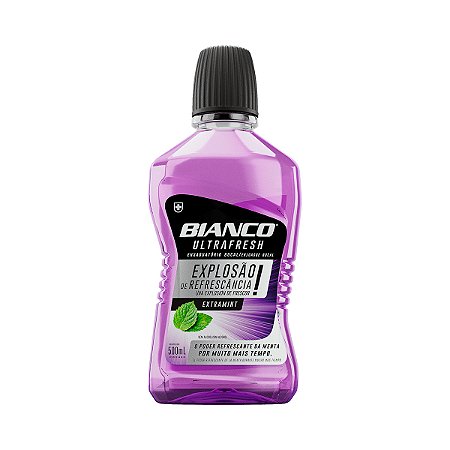 Enxaguatório Bucal Bianco Ultrafresh Extramint 500 ml