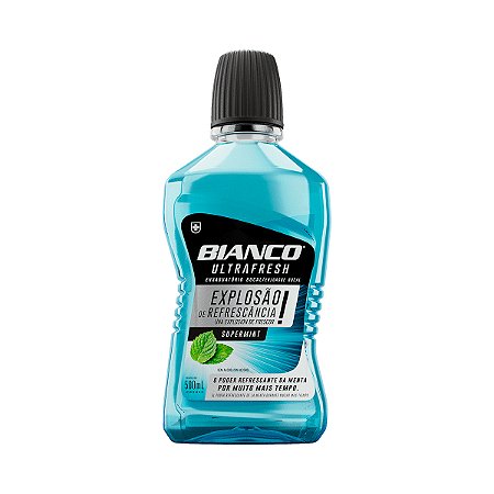 Enxaguatório Bucal Bianco Ultrafresh Supermint 500 ml
