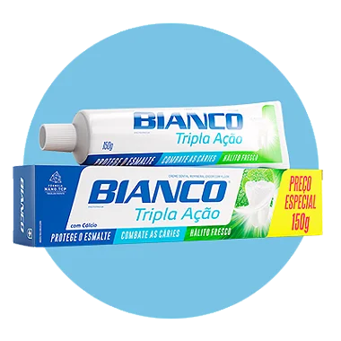 Creme Dental Bianco Tripla Ação