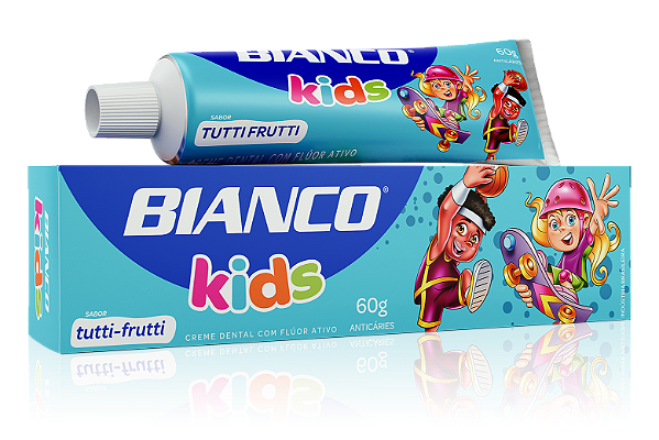 Creme Dental Bianco Kids Tutti Frutti 60g