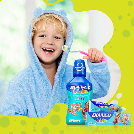 Bianco Kids - Creme Dental + Enxaguante Tutti Frutti