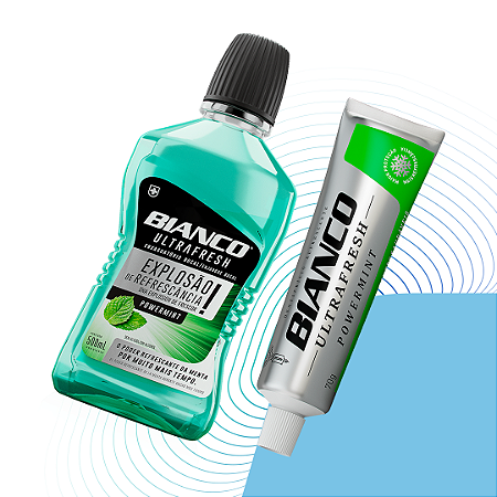 Combo Hálito Fresco - Creme Dental + Enxaguante Powermint