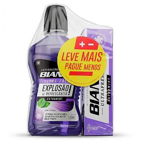Combo Hálito Fresco - Creme Dental + Enxaguante Extramint