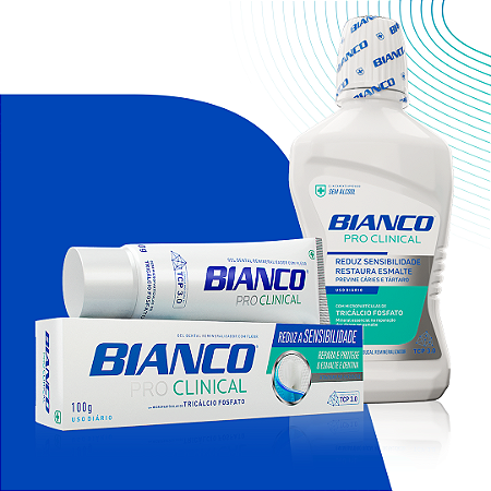 Como Redução de Sensibilidade - Enxaguante e Creme Dental Pro Clinical