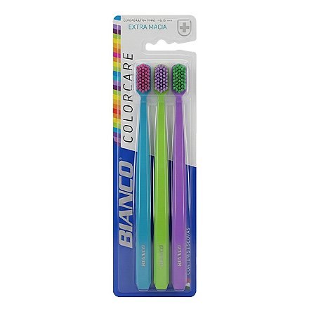 Escova De Dente Bianco Colorcare (3X1)