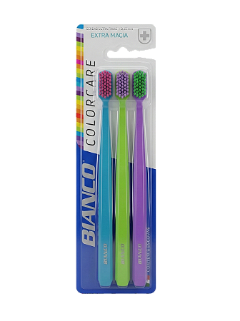 Escova De Dente Bianco Colorcare (3X1)