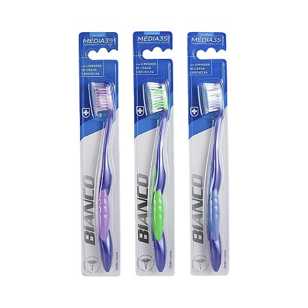 Escova De Dente Bianco Média 35