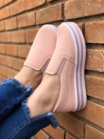 tenis slip on nude