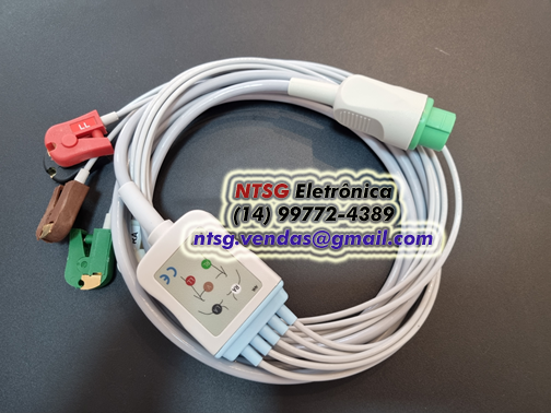 Cabo de ECG 05 Vias para Balão Intra Aórtico Arrow Autocat2 Wave