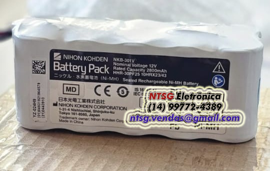 Bateria Nihon Kohden NKB-301V Original