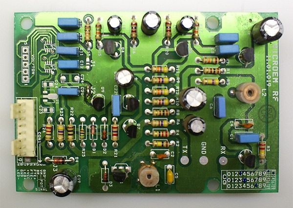 Placa montada do Detector Fetal MD700