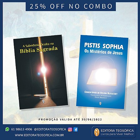 COMBO: Sabedoria oculta na bíblia sagrada + Pistis Sophia