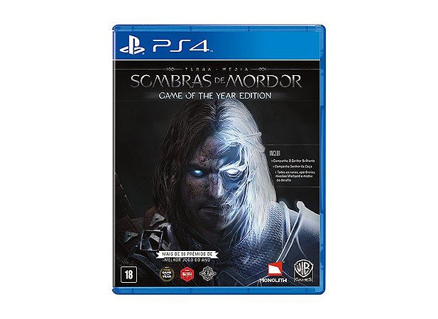 Jogo PS4 Usado Sombras de Mordor (GOTY EDITION)
