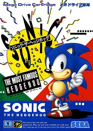 Jogo Mega Drive Usado Sonic The Hedgehog