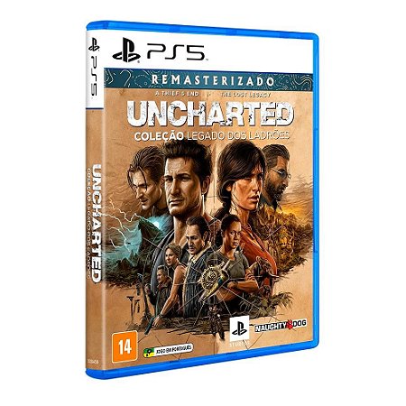 Jogo PS5 Novo Uncharted: Coleção Legado dos Ladrões