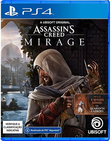 Jogo Assassin's Creed Mirage - PS4