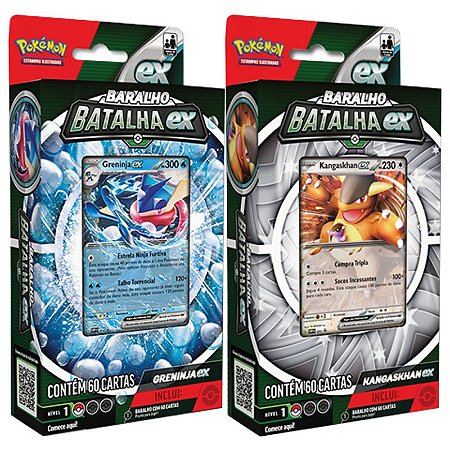 Carta Pokémon Deck EX Greninja/Kangaskhan