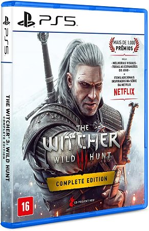 Jogo PS5 Novo The Witcher 3 Wild Hunt Complete Edition