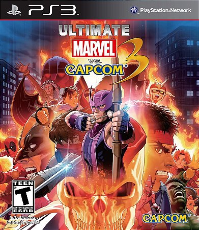 Jogo PS3 Usado Ultimate Marvel vs Capcom 3