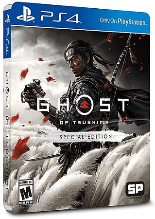 Jogo PS4 Usado Ghost of Tsushima Edição Especial