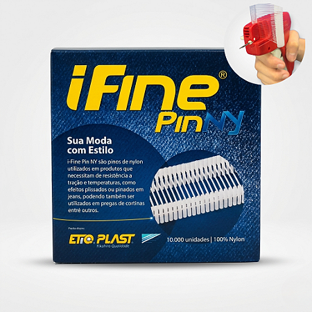 Pino I-FINE 5mm Etiqplast - Pin Fino para Etiqueta