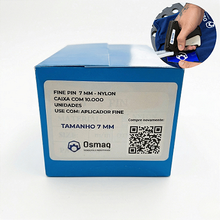 Pino Fine 7mm – Caixa com 10.000 Unidades