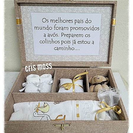 Caixa Luxo Revelação da Gravidez