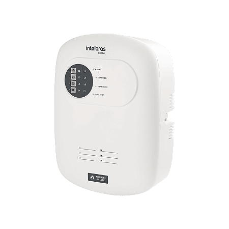Central Alarme de Incêndio Convencional CIC 06L com Bateria Intelbras