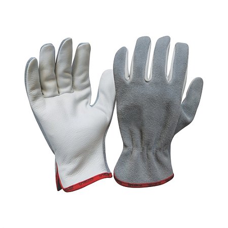 LUVA VAQUETA MISTA PLASTCOR PAR