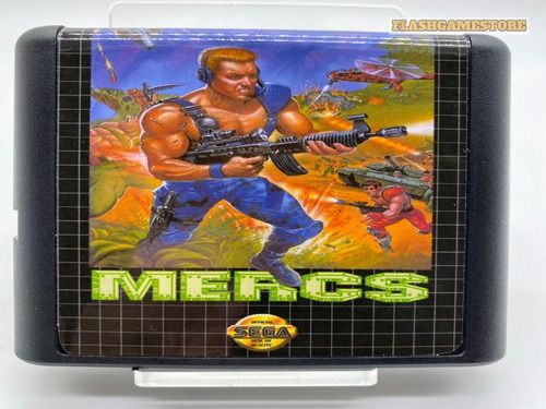 Mega Drive Jogo - Mercs Paralelo