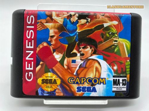 Mega Drive Jogo - Street Fighter 2 Turbo Betaversio Paralelo