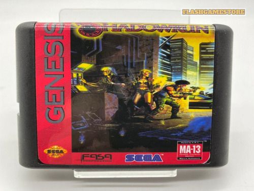 Mega Drive Jogo - Shadowrun Paralelo