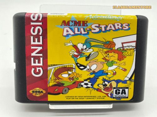 Mega Drive Jogo - Tinny Toom Acme All-stars Pararelo