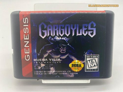 Mega Drive Jogo - Gargoyles Pararelo