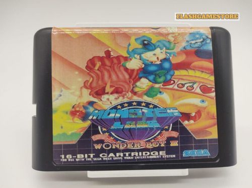 Mega Drive Jogo - Genesis - Wonderboy3 Monster Lair Pararelo