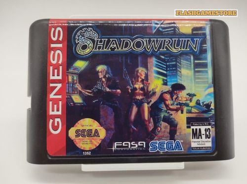 Mega Drive Jogo - Genesis - Shadowrun Paralelo