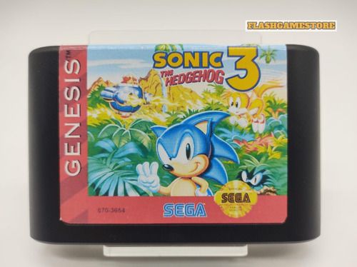 Mega Drive Jogo - Genesis - Sonic 3 Salvando *paralelo - FGameStore