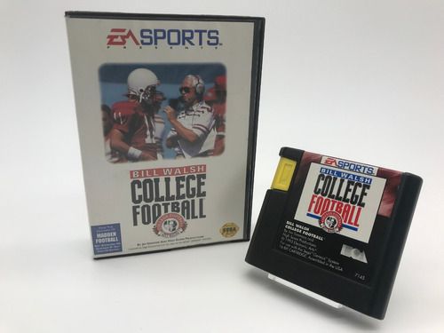 Mega Drive Jogo - Bill Walsh College Football Original