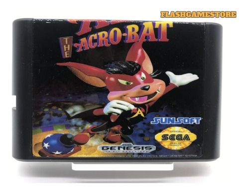Mega Drive Jogo - Genesis - Aero Acro-bat Paralelo