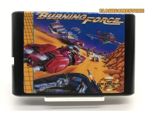 Mega Drive Jogo - Genesis - Burning Force Paralelo