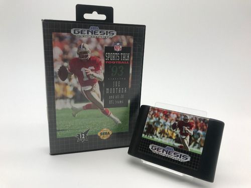 Mega Drive Jogo - Genesis - Nfl Sports Talk 93 Original