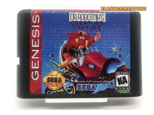 Mega Drive Jogo - Dr Robotinic Crature Capture Paralelo
