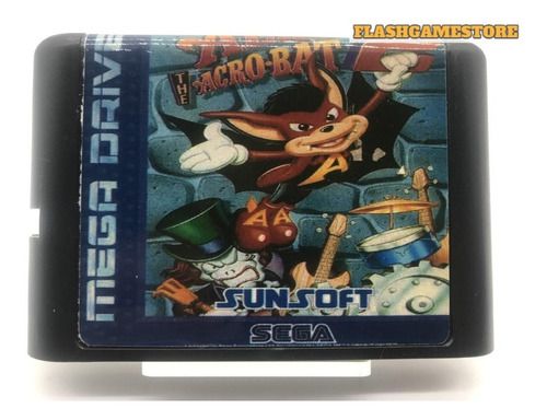 Mega Drive Jogo - Genesis - Aero Acro-bat 2 Paralelo