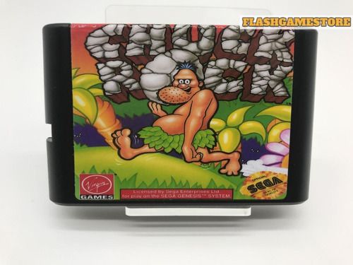 Mega Drive Jogo - Genesis Chuck Rock Paralelo
